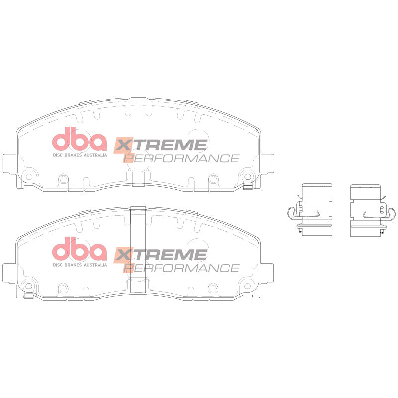 DBA XP Performance Brake Pads - DBA 18-22 Jeep Wrangler JL Front XP Performance Brake Pads