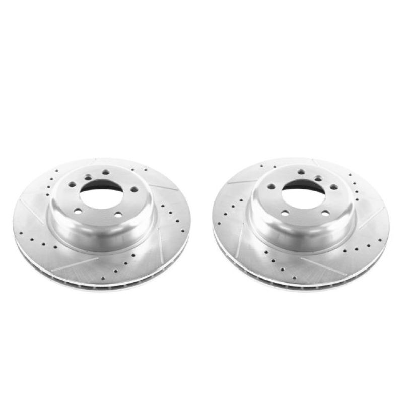 PSB Evolution Drill/Slot Rotor - Power Stop 09-16 BMW Z4 Front Evolution Drilled & Slotted Rotors - Pair