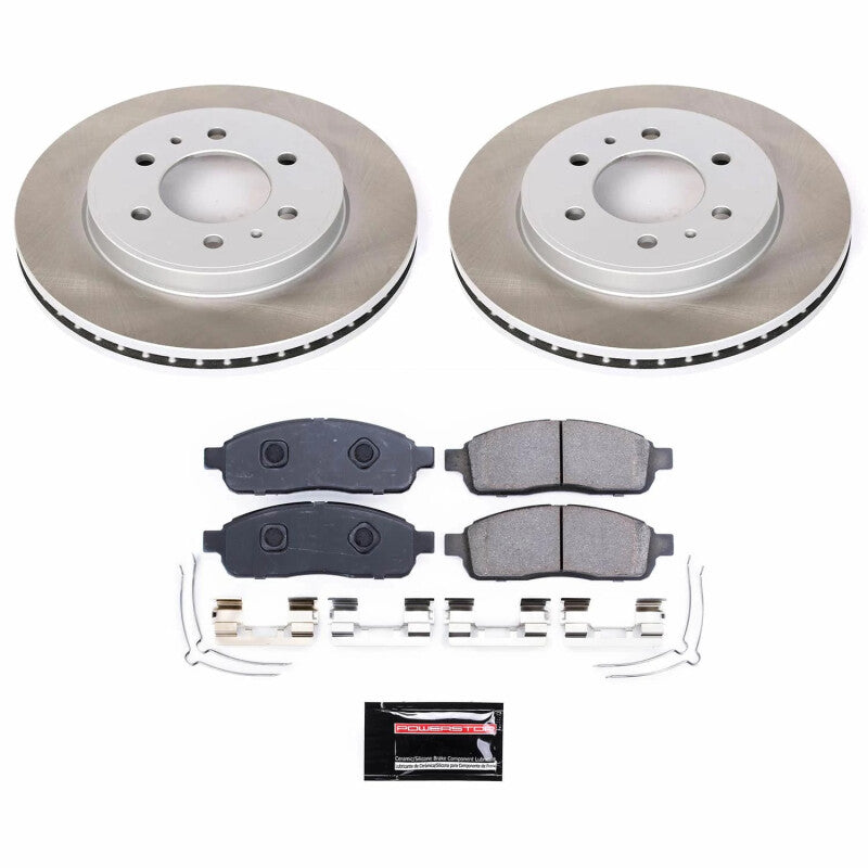 PSB Semi-Coated Rotor Kits - Power Stop 2009 Ford F-150 Front Semi-Coated Rotor Kit
