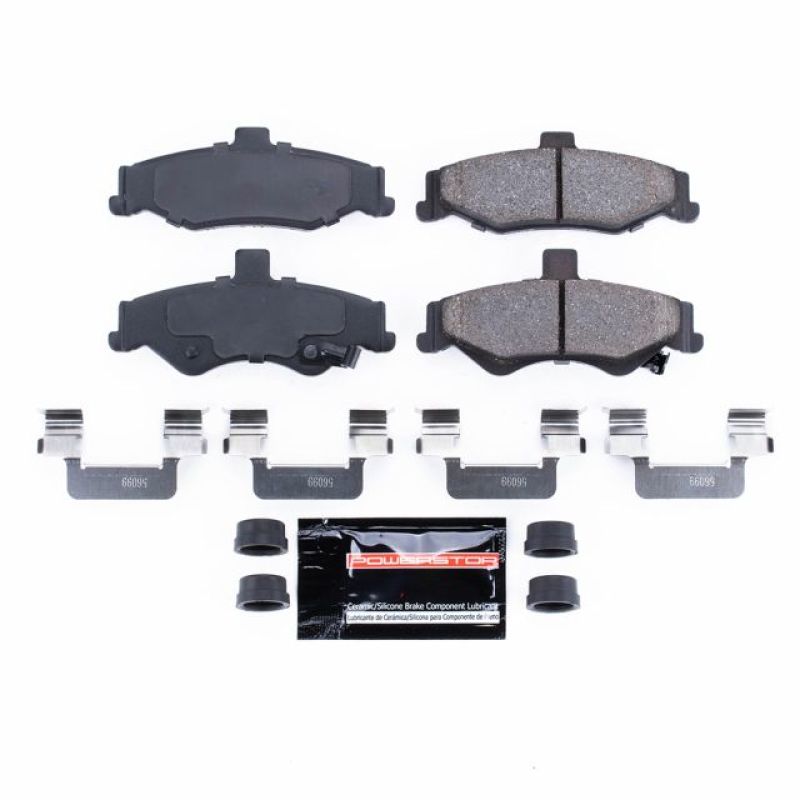 PSB Z23 Evolution Brake Pads - Power Stop 98-02 Chevrolet Camaro Rear Z23 Evolution Sport Brake Pads w/Hardware