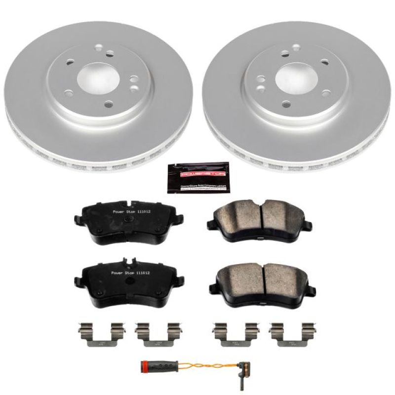 PSB Z23 Evolution Coated Kit - Power Stop 06-08 Mercedes-Benz SLK280 Front Z23 Evolution Sport Coated Brake Kit
