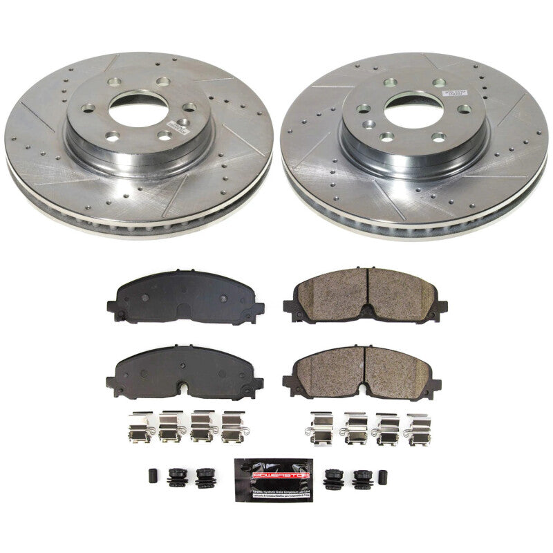 PSB Z23 Evolution Kit - Power Stop 21-22 Chevrolet Colorado Front Z23 Evolution Brake Kit