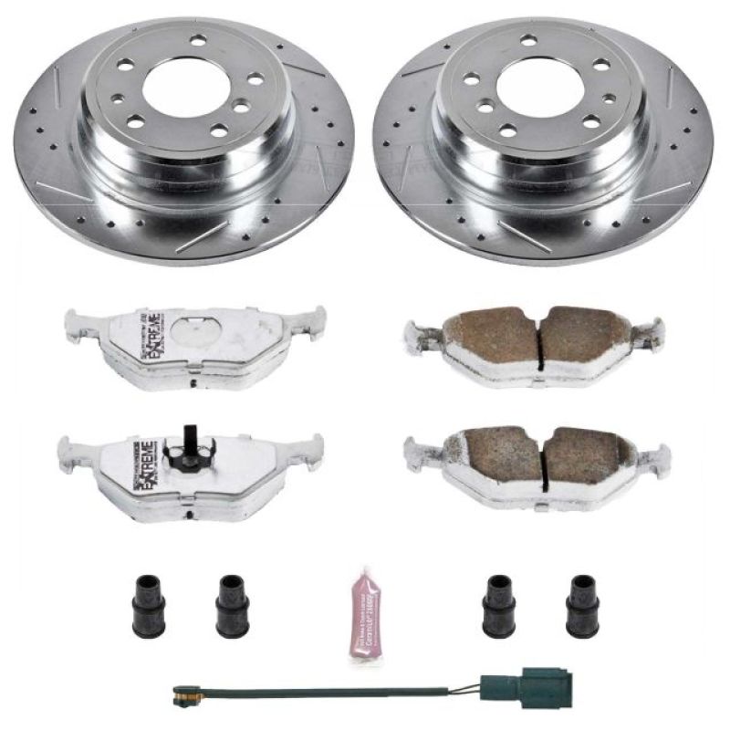 PSB Z26 Street Warrior Kit - Power Stop 90-95 BMW 525i Rear Z26 Street Warrior Brake Kit