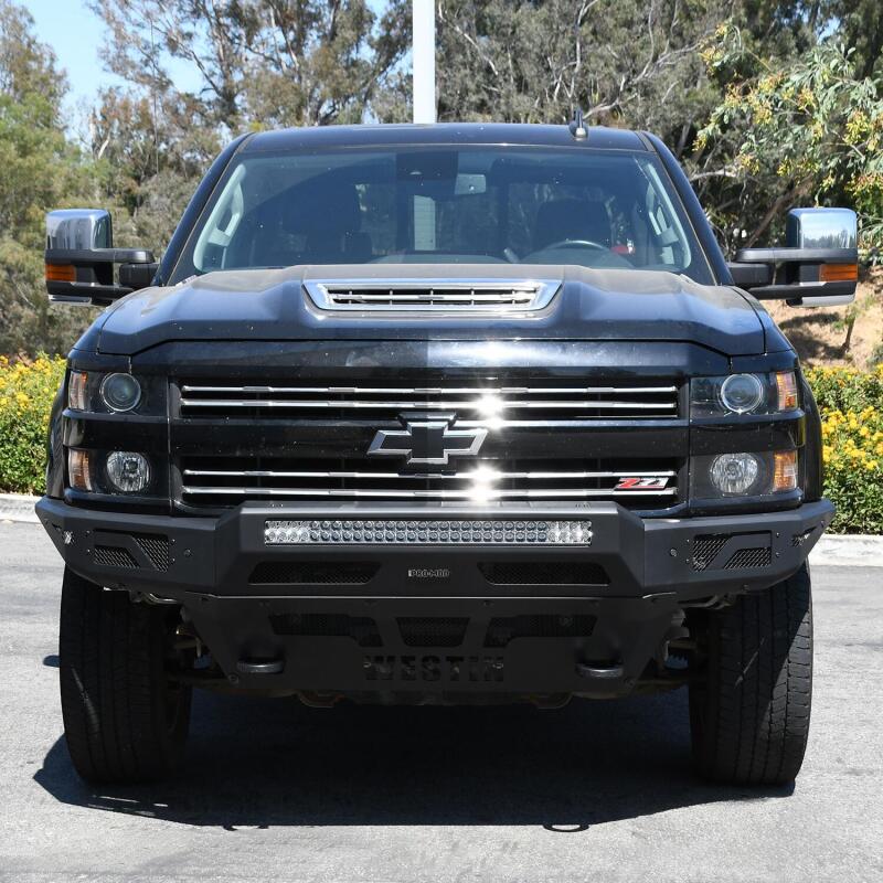 WES Pro-Mod Bumpers - Westin 15-19 Chevrolet Silverado 2500/3500 Pro-Mod Front Bumper - Textured Black