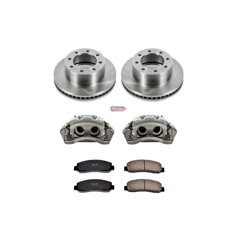PSB Autospecialty Caliper - Power Stop 2011 Ford F-350 Super Duty Front Autospecialty Kit w/Cals