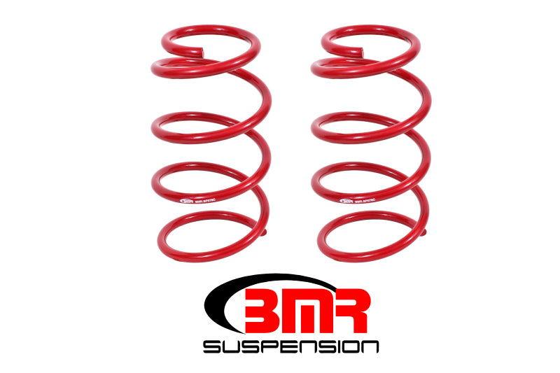 BMR Lowering Springs - BMR 07-14 Shelby GT500 Front Drag Version Lowering Springs - Red
