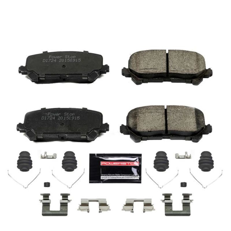 PSB Z23 Evolution Brake Pads - Power Stop 14-16 Acura MDX Rear Z23 Evolution Sport Brake Pads w/Hardware