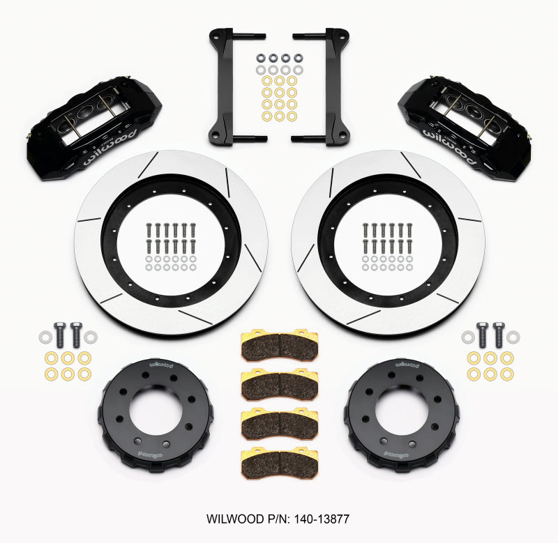 WIL TX6R Brake Kit - Wilwood TX6R Front Kit 16.00in Black 1999-2010 GM H2 Truck/SUV 2500