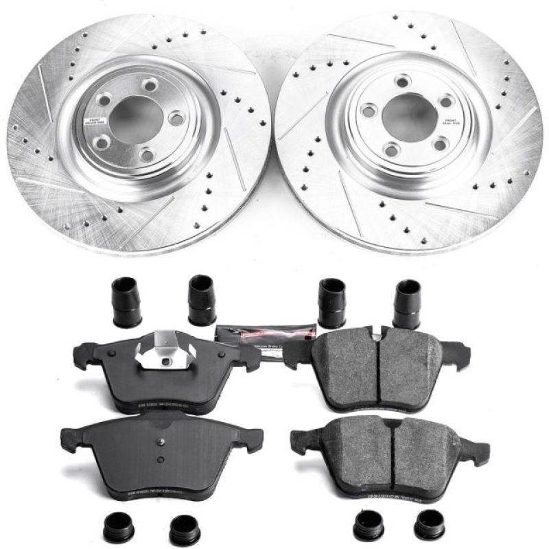 PSB Z23 Evolution Kit - Power Stop 2018 Jaguar XJ Front Z23 Evolution Sport Brake Kit