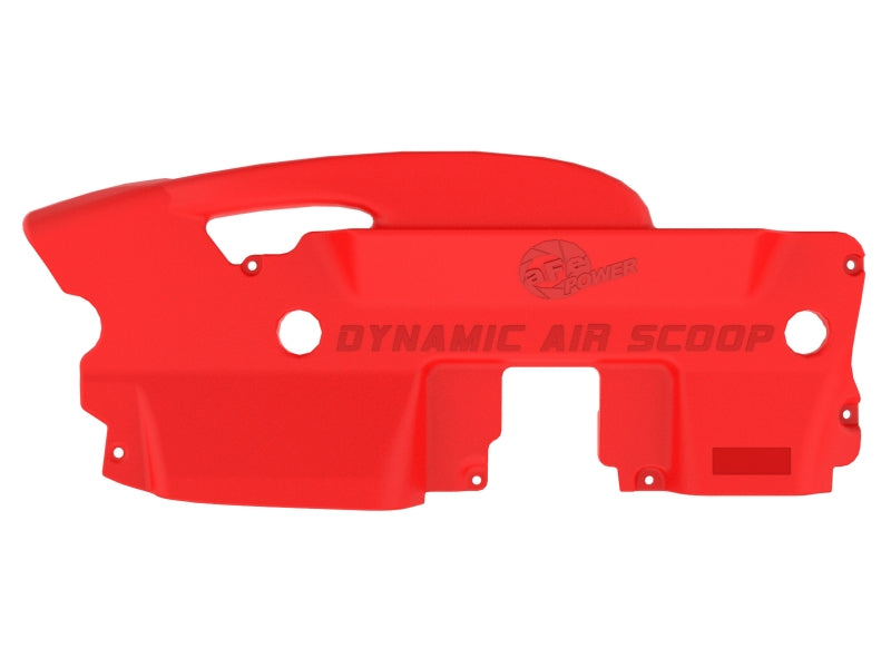 AFE Air Scoops - aFe POWER Red Edition Dynamic Air Scoop XL for Intake Kits 50-70119D and 50-70119R