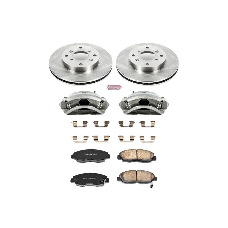 PSB Autospecialty Kit w/Cals - Power Stop 98-02 Honda Accord Front Autospecialty Brake Kit w/Calipers
