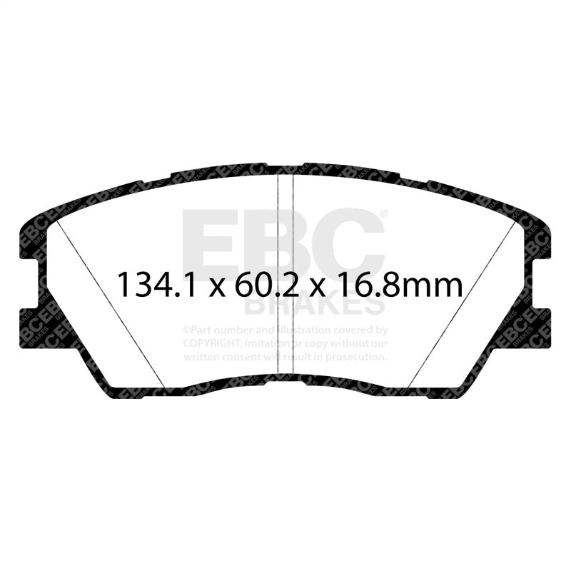 EBC Ultimax2 Brake Pad Sets - EBC 2020+ Kia Soul 1.6T Ultimax Front Brake Pads