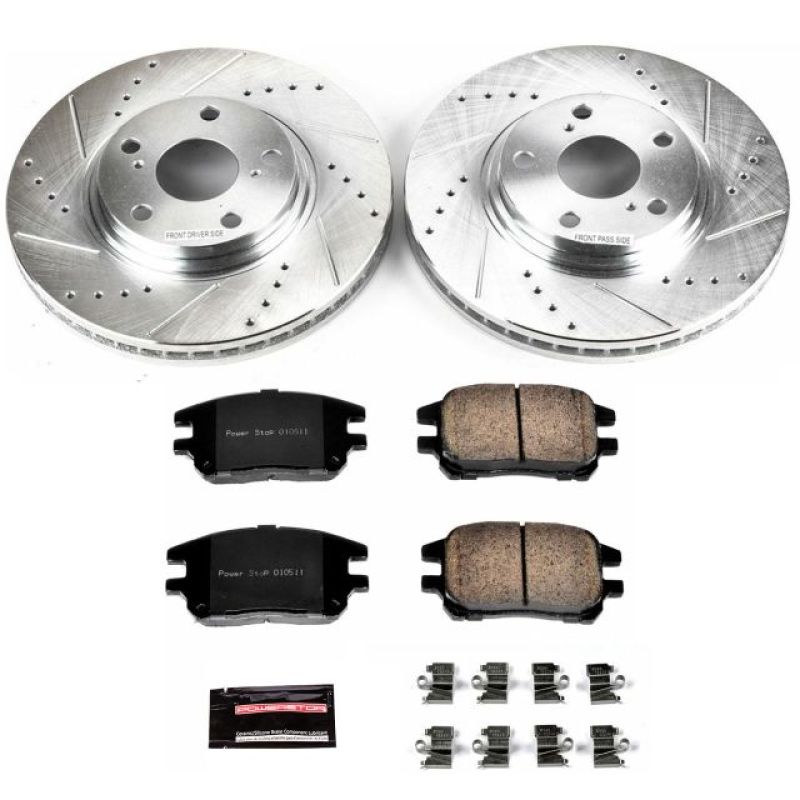PSB Z23 Evolution Kit - Power Stop 02-03 Lexus RX300 Front Z23 Evolution Sport Brake Kit