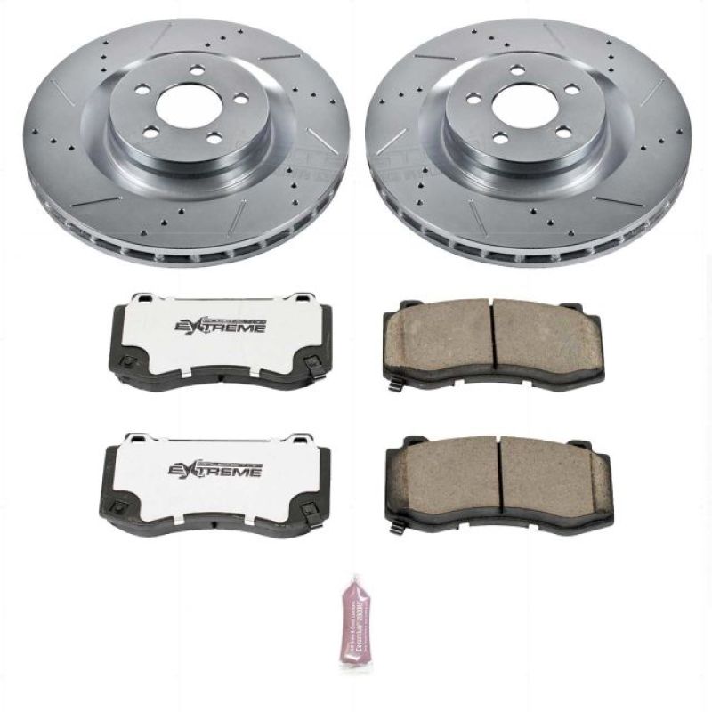 PSB Z26 Street Warrior Kit - Power Stop 05-10 Chrysler 300 SRT8 Front Z26 Street Warrior Brake Kit