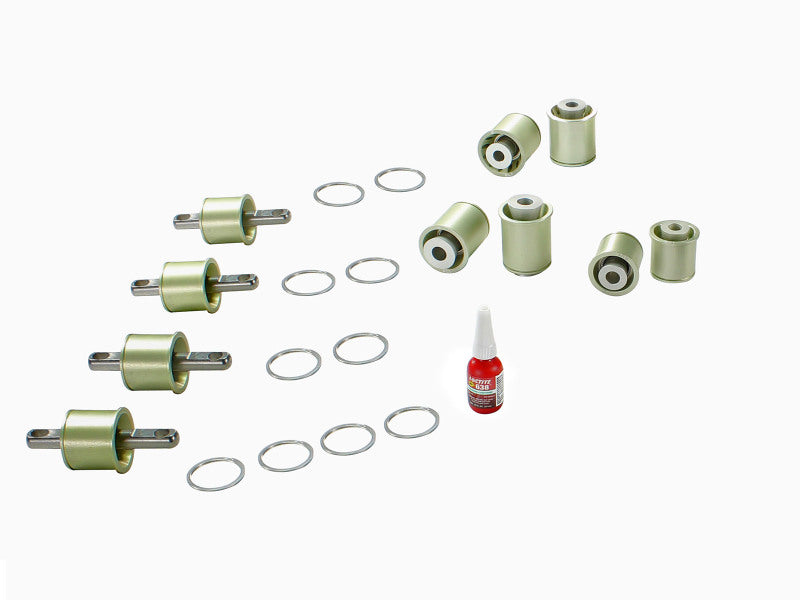 AFE PFADT C/A Bearings - aFe Control PFADT Alum Frame Drag Rear Solid Spherical C/A Bearings Set; 06-13 Chevy Corvette C6 Z06