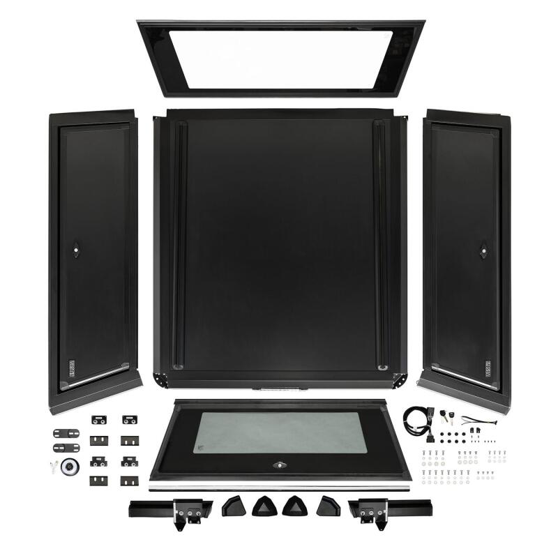WES EXP Truck Caps - Westin EXP Truck Cap COMPLETE KIT A + BS (24-25 Ford Ranger CC 5ft. Bed)