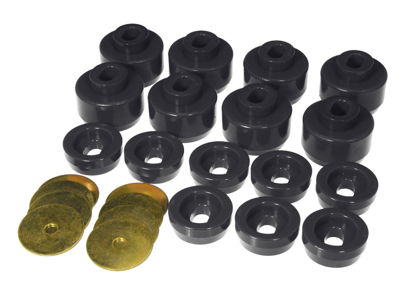 PRO Body/Subframe Bush - Blk - Prothane 99-06 Chevy Silverado 2/4wd Body Mounts - Black