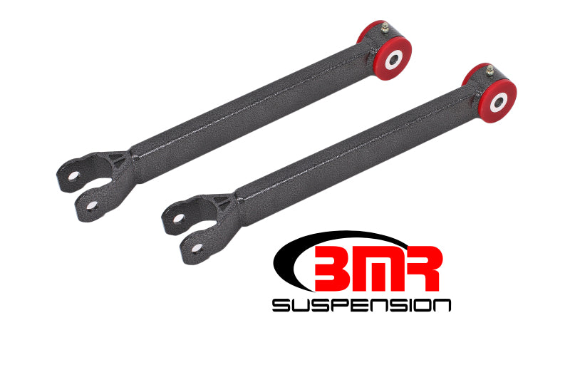BMR Trailing Arms - BMR 08-17 Challenger Non-Adj. Lower Trailing Arms (Polyurethane) - Black Hammertone
