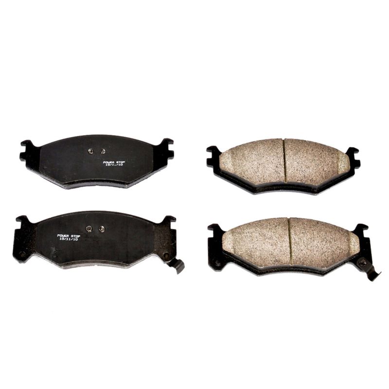 PSB Z16 Evolution Brake Pads - Power Stop 91-92 Chrysler Daytona Front Z16 Evolution Ceramic Brake Pads