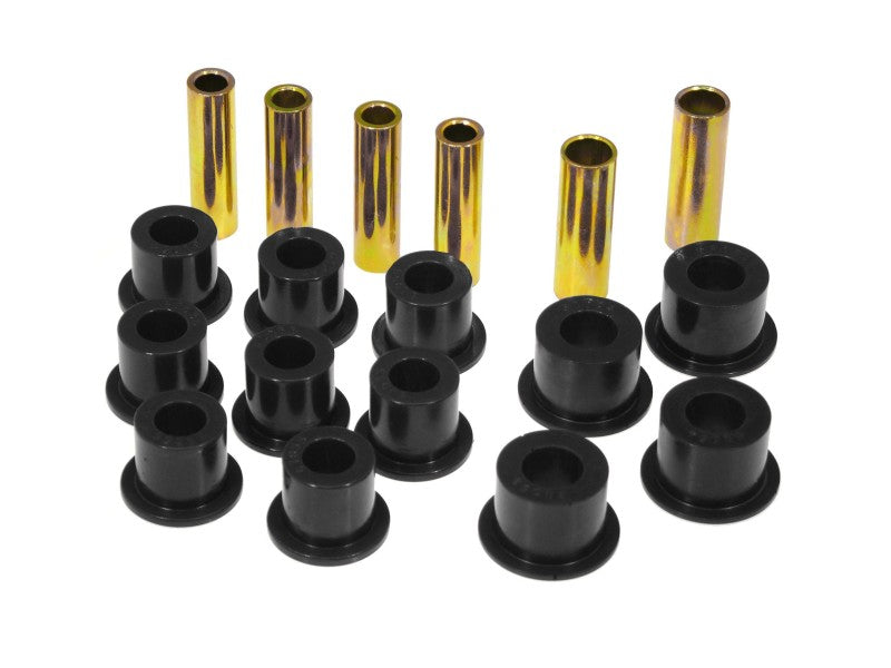 PRO Spring/Shackle Bush- Blk - Prothane 86.5-97 Nissan Hardbody 4wd Spring & Shackle Bushings - Black