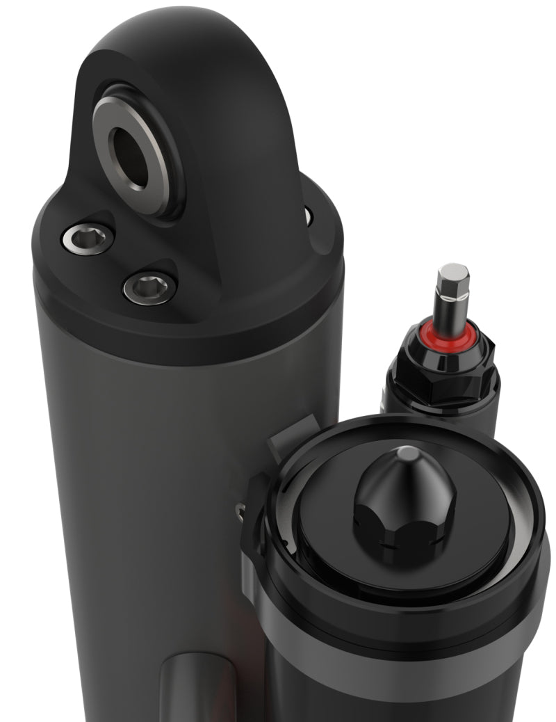 FOX 3.5 Factory Bypass Shock - Fox 3.5 Factory Race 1in Shaft 4-Tube External Bypass 14in Piggyback Shock - Left