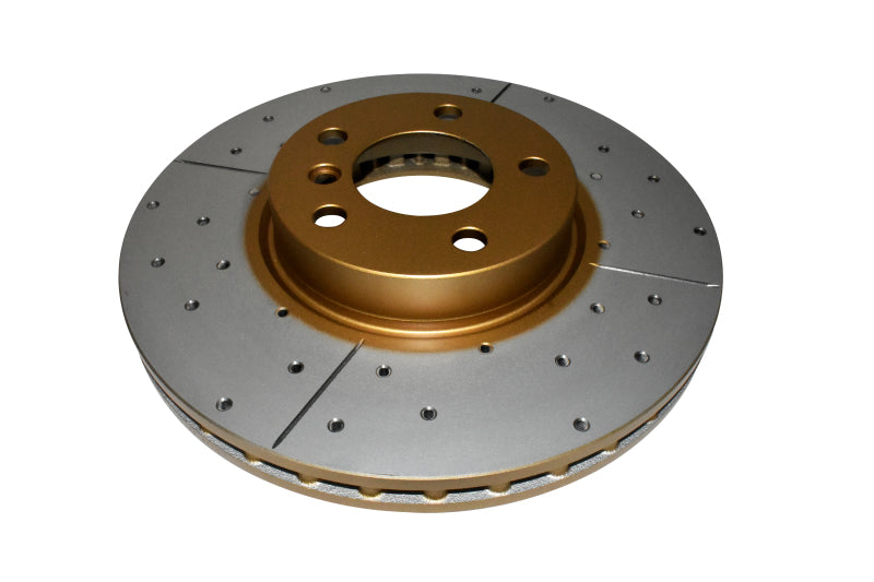 DBA Street Slot&Drill Rotors - DBA 07-10 BMW X5 xDrive30i Front Drilled & Slotted Street Series Rotor