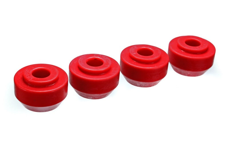ES Strut Bushings - Red - Energy Suspension 64-66 Ford Mustang Red Front Strut Rod Bushing Set