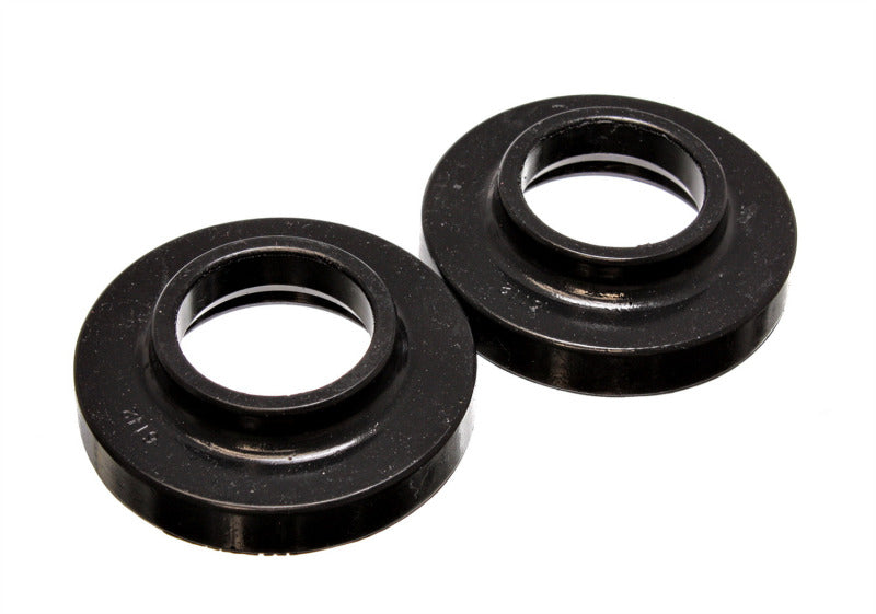 ES Spring Isolators - Black - Energy Suspension 97-06 Jeep Wrangler TJ Black Front Spring Pad Set