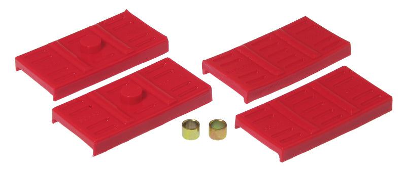 PRO Spring Pad - Red - Prothane 67-69 GM F-Body Upper/Lower Spring Pad (Mono) - Red