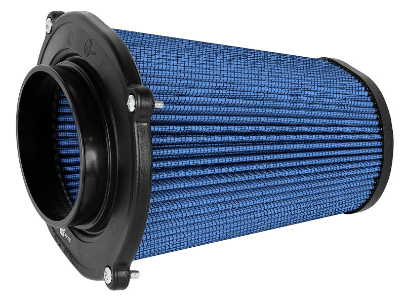 AFE Quantum Intakes - aFe Quantum Pro-5 R Air Filter Inverted Top - 5.5inx4.25in Flange x 9in Height - Oiled P5R