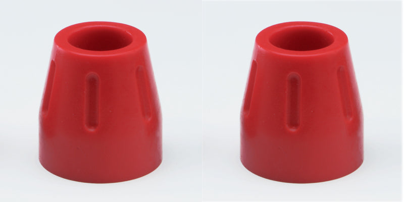 ES Bump Stops - Red - Energy Suspension Universal Red 1-1/2in OD x 11/16in McPherson ID Strut Bump Stop Set