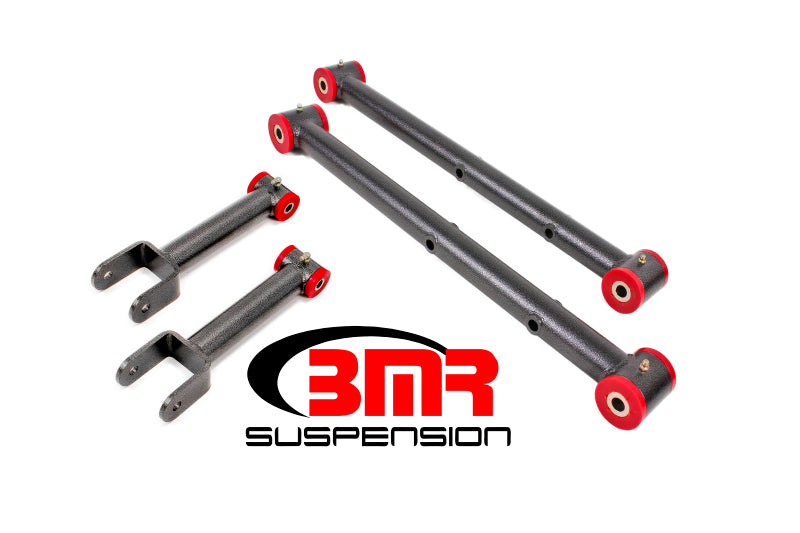 BMR Suspension Arm Kits - BMR 68-72 A-Body Non-Adj. Rear Suspension Kit - Black Hammertone