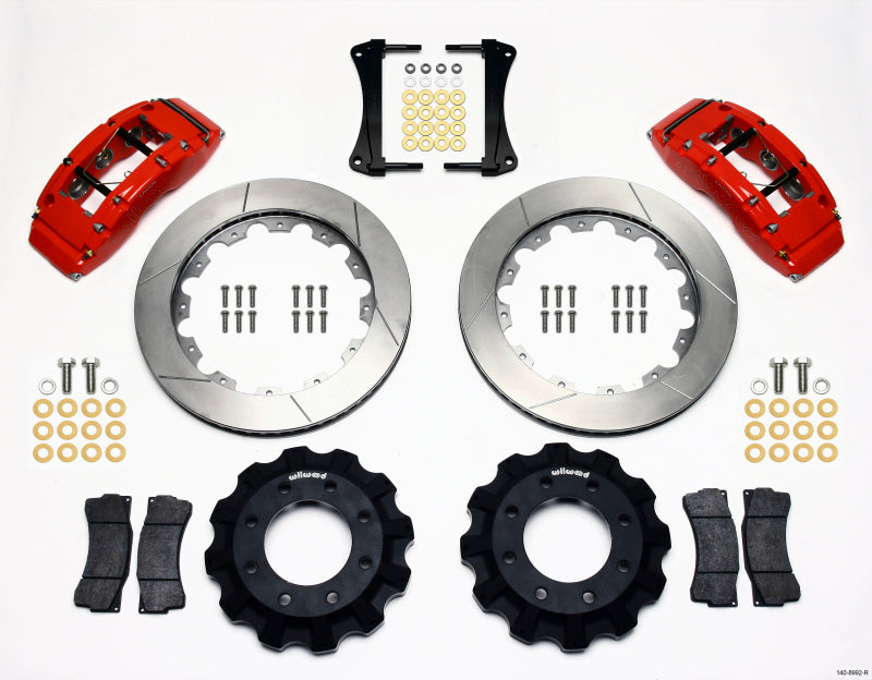 WIL TC6R Brake Kit - Wilwood TC6R Front Kit 16.00in Red 1999-2014 GM Truck/SUV 1500