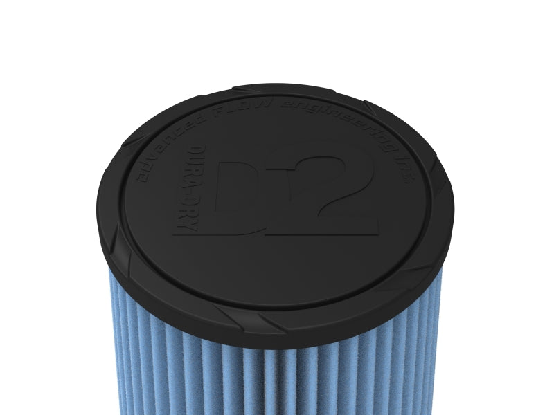AFE Universal D2 Dura Dry Air Filter - aFe POWER Universal Clamp-On Air Filter w/ D2 Dura-Dry Media - 6in F x 7.5in B x 5.5in T x 12in H