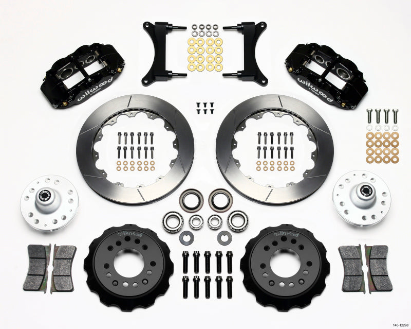 WIL Superlite Brake Kit - Wilwood Narrow Superlite 6R Front Hub Kit 12.88in 79-87 GM G Body