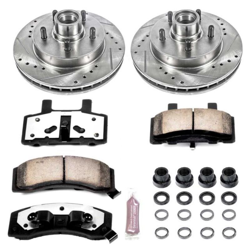 PSB Z36 Truck & Tow Kit - Power Stop 98-00 Chevrolet Tahoe Front Z36 Truck & Tow Brake Kit