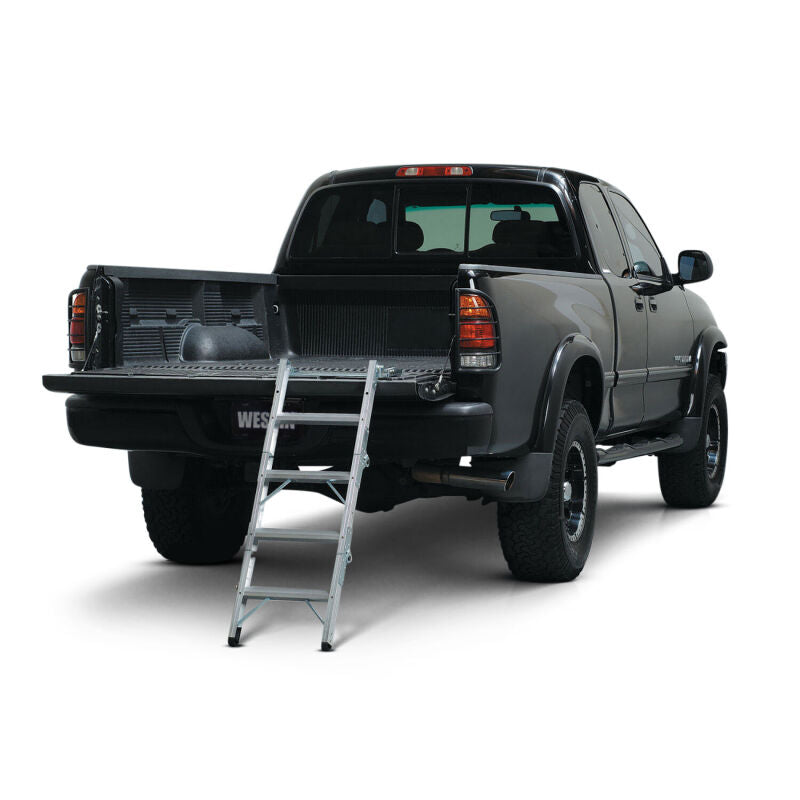 WES Truck-Pal Tailgate Ladder - Westin Truck-Pal Tailgate Ladder - Aluminum