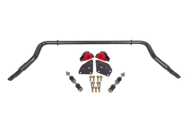 BMR Sway Bar Kits - BMR 82-92 Chevrolet Camaro Sway Bar Kit Front Hollow 38mm Adjustable - Black Hammertone