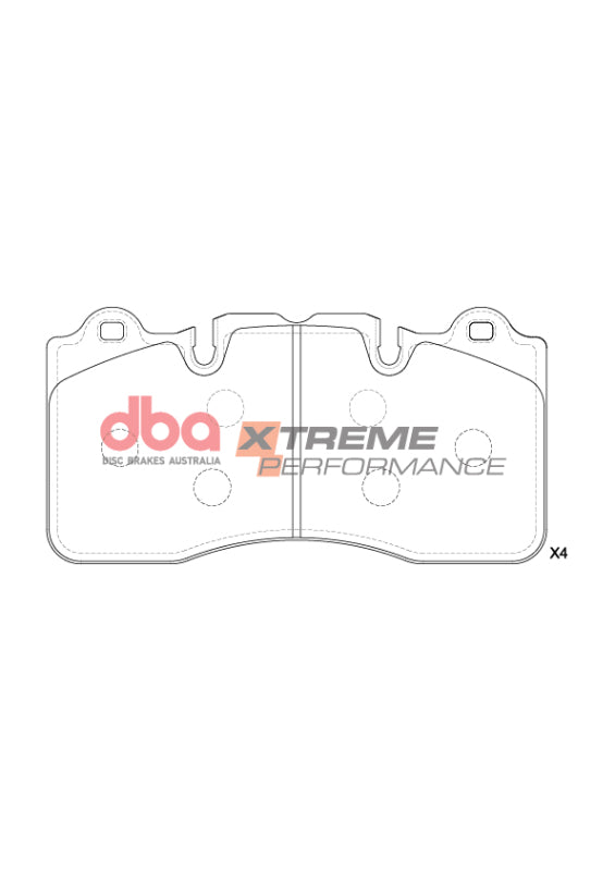 DBA XP Performance Brake Pads - DBA 17-18 Alfa Romeo Giulia Quadrifoglio XP Performance Front Brake Pads
