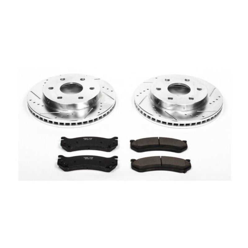 PSB Z23 Evolution Kit - Power Stop 02-06 Cadillac Escalade Front Z23 Evolution Sport Brake Kit