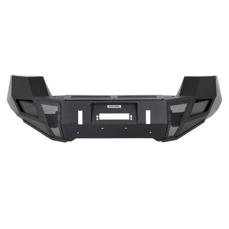 GOR BR6 Bumper - Go Rhino 16-22 Toyota Tacoma BR6 Front Bumper Replacement - Tex. Black