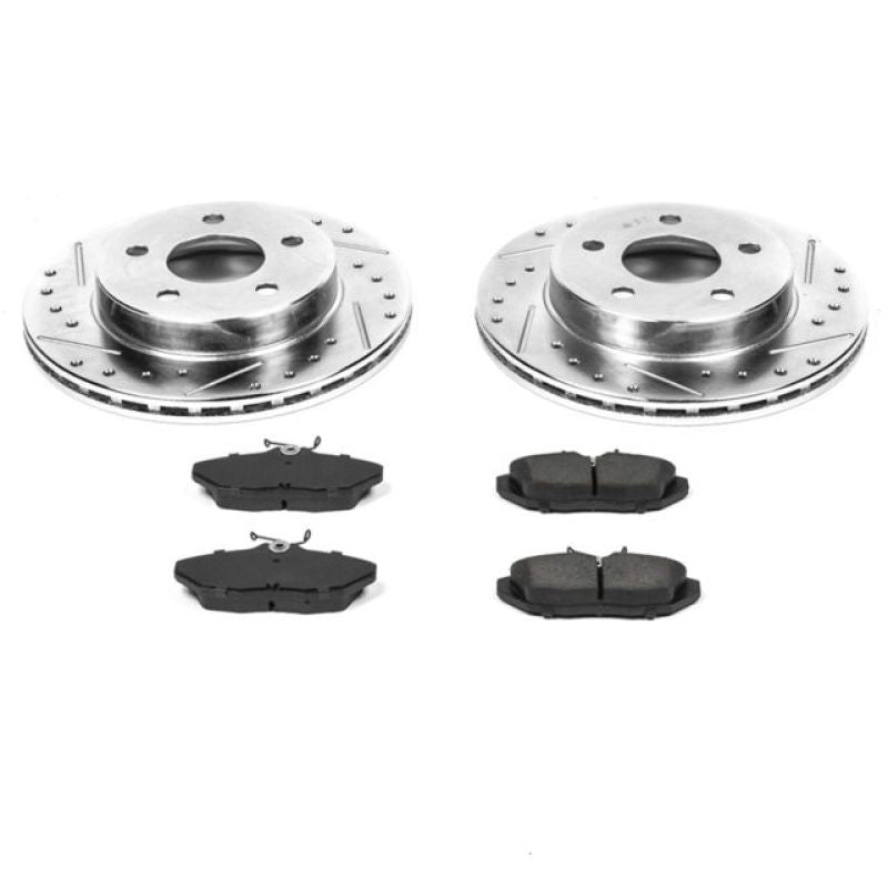 PSB Z23 Evolution Kit - Power Stop 93-97 Ford Thunderbird Rear Z23 Evolution Sport Brake Kit