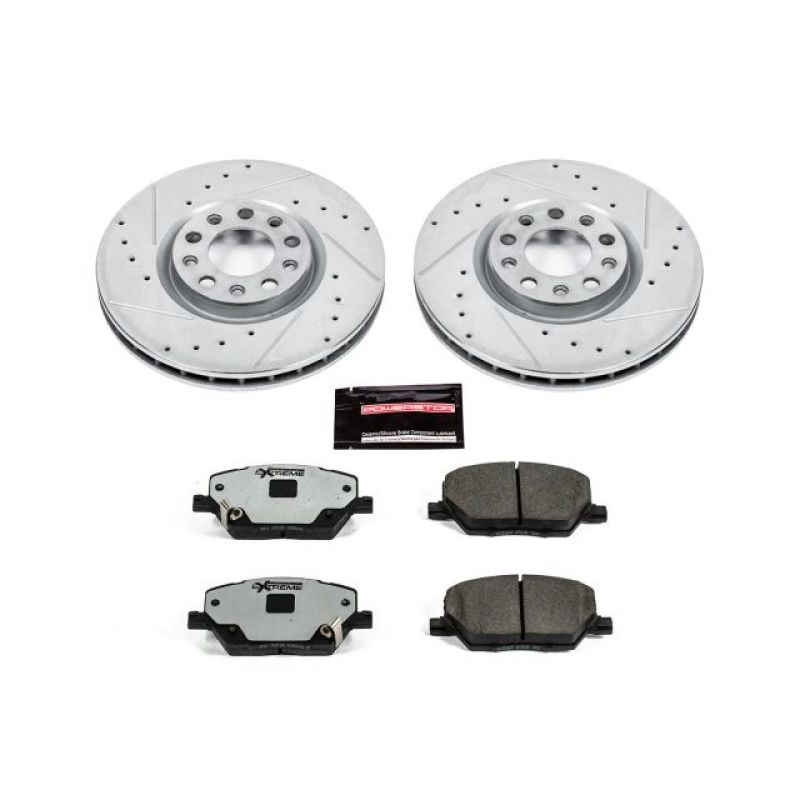 PSB Z36 Truck & Tow Kit - Power Stop 16-18 Fiat 500X Front Z36 Truck & Tow Brake Kit
