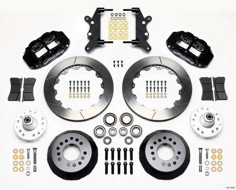 WIL Superlite Brake Kit - Wilwood Narrow Superlite 6R Front Hub Kit 12.88in 60-68 Ford / Mercury Full Size / Galaxie