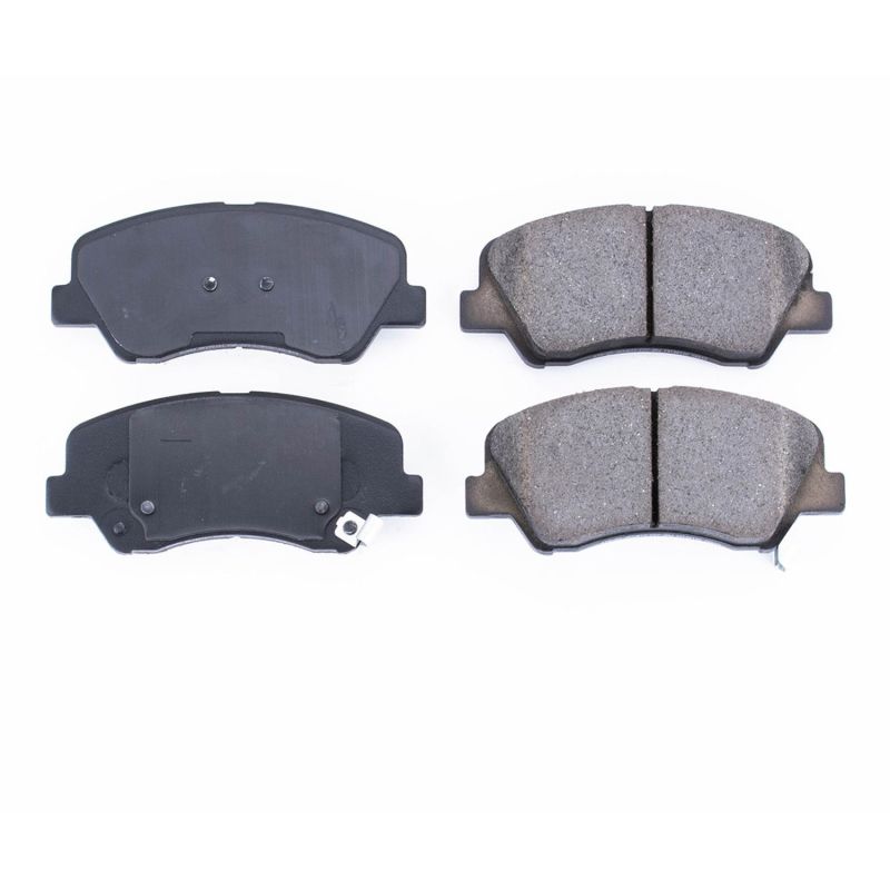 PSB Z16 Evolution Brake Pads - Power Stop 12-19 Hyundai Accent Front Z16 Evolution Ceramic Brake Pads