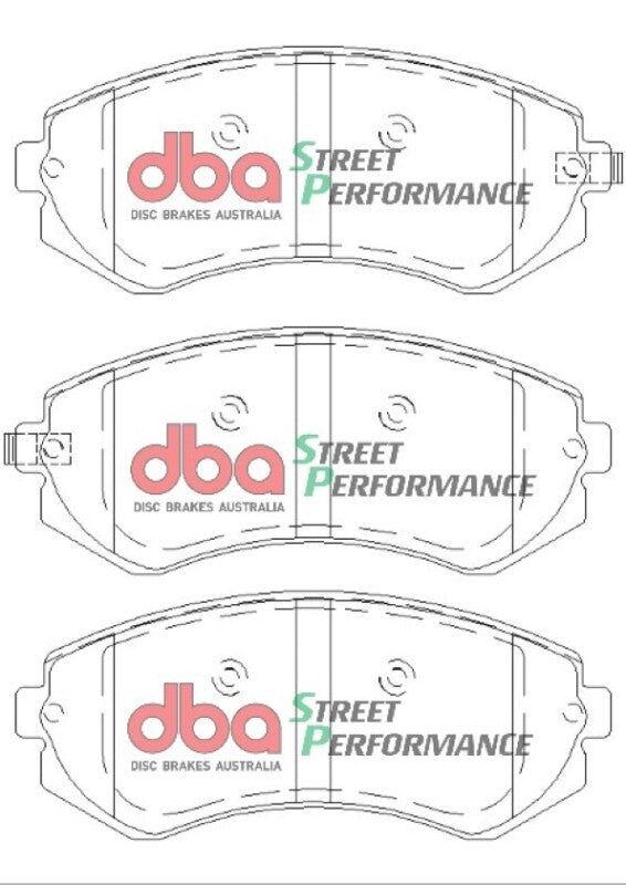 DBA SP Performance Brake Pads - DBA 90-96 Nissan 240SX w/ABS SP Performance Front Brake Pads