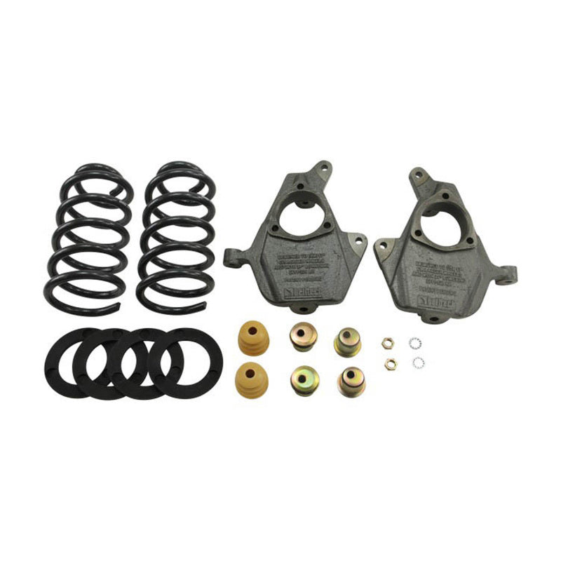 BT Lowering Kit w/o Shocks - Belltech LOWERING KIT 14 Silverado/Sierra Std Cab 2WD 3in or 4in Front/5in or 6in Rear w/o Shocks
