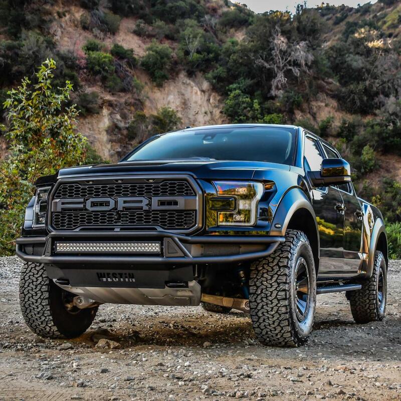 WES Outlaw Bumpers - Westin 17-20 Ford F-150 Raptor Outlaw Front Bumper - Tex. Blk