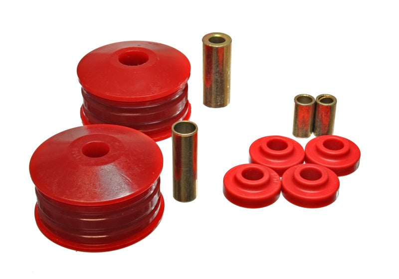 ES Motor Mounts - Red - Energy Suspension 06-07 Mitsubishi Eclipse FWD Red Motor Mount Replacement Bushings for V6 (2 tourqu