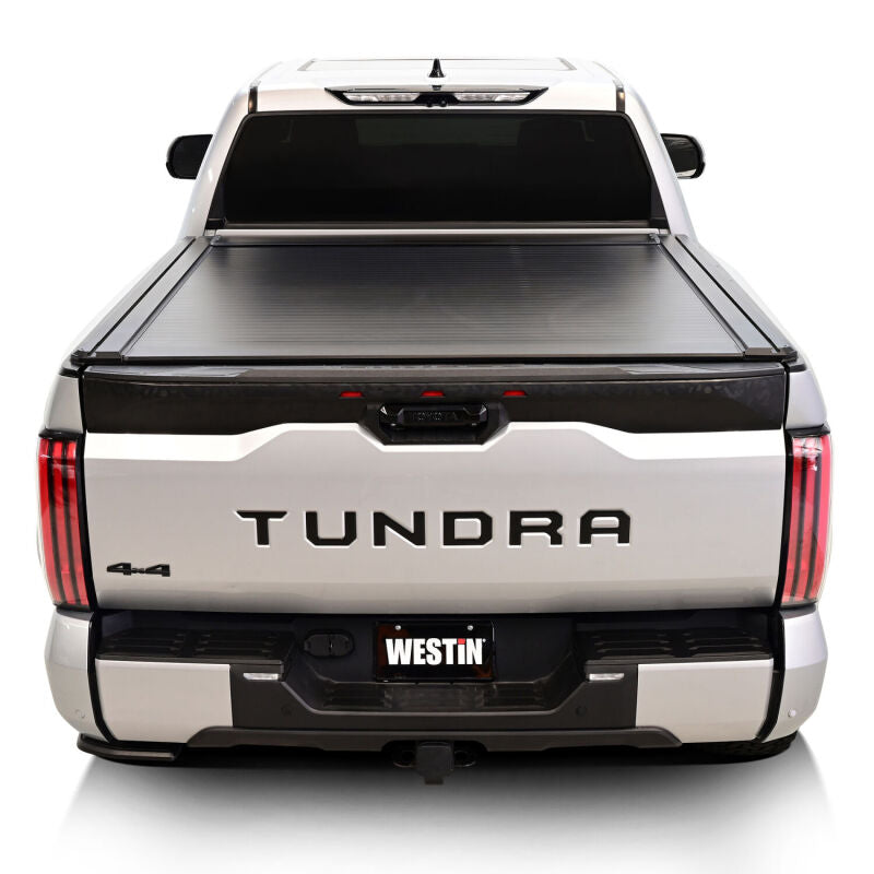 WES Electric Retractable Tonneau - Westin 22-26 Toyota Tundra 5ft 5in. (66in.) Bed Electric Retractable Tonneau Cover - Black